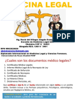 4ta clase documentos medico legales
