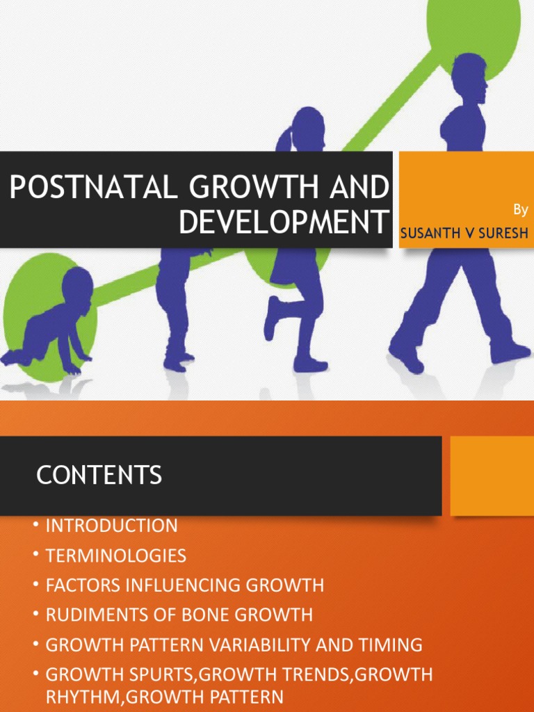Postnatal Growth and Development Overview | PDF | Skull | Bone