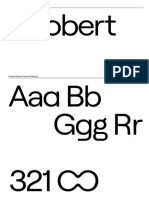 Roobert Specimen PDF