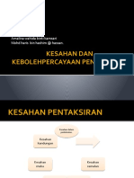 Kesahan Dan Kebolehpercayaan Pentaksiran