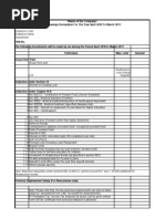 Tax Saving Declaration Format