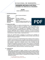 Silabo 2 Mecanica de Fluidos Enero 2020