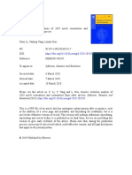 Genetic evolution analysis of 2019 novel coronavirus and coronavirus from other species