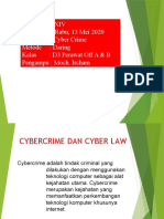 Cybercrime Dan Cyber Law