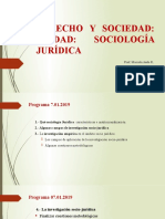 Sociología Jurídica: Características e institucionalización