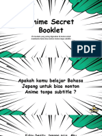 Anime Secret Booklet: 25 Kosakata Yang Sering Digunakan Di Anime Untuk Membantu Kamu Bisa Nonton Anime Tanpa Subtitle