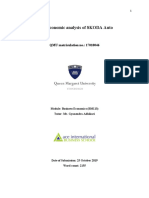 Microeconomic Analysis of SKODA Auto: QMU Matriculation No.: 17010046