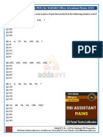 Formatted Quantitative Aptitude PDFs For NABARD Office Attendant Mains 2020 Exam PDF