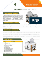 Brochure Limpiadora Zaranda PLD 25 2017