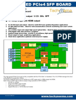 Pcie Gen 1 X4 Port Dual Ecp3 Fpga Board 3X 2Gb Ddr3 4X Input and 4X Output 3.125 GHZ SFP Links 1X 1080P Single Link Hdmi Output