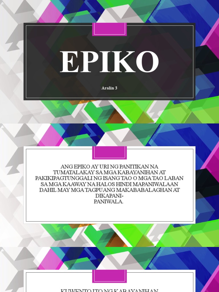 Epiko | PDF