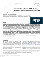 CAM Plants Research Paper 
