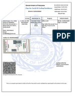 Government of Haryana: Movement Pass For Covid-19 Curfew/Lockdown