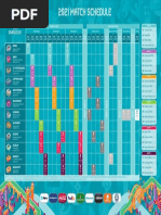 2021 Match Schedule