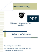 Grievance Handling