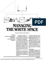 Semana 1. Rummler & Brache - 1991 - Managing The White Space