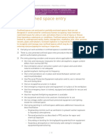 Confined Space Entry: Fabrication Site Construction Safety Recommended Practice - Hazardous Activities