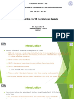 Distribution Tariff Regulations: Kerala: Regulatory Framework For Distribution ARR and Tariff Determination