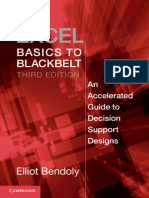 Excel Basics To Blackbelt An Accelerated Guide To Decision Support Designs by Elliot Bendoly PDF