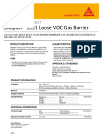 Sikaplan®-1651 Loose VOC Gas Barrier: Product Data Sheet