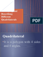 Identifying and Describing Different Quadrilaterals