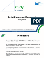 Project Procurement Management: Study Notes