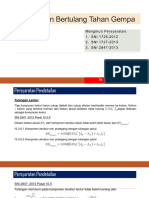 Struktur Beton Bertulang Tahan Gempa PDF