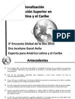 Gacel - 2012 - La Internacionalización de La Educación Superior en América Latina y El Caribe. 3a Encuesta Global de La IAU 2010 PDF