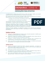 Cartaz Recomendações para Estafetas PDF