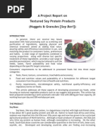 Textured Soy Protein Products