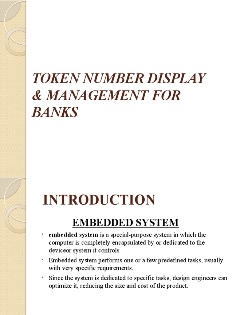Token Number Display | PDF | Embedded System | Power Supply