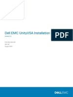 Dell Emc Unityvsa Installation Guide: P/N 302-002-561 Rev 06 August 2019
