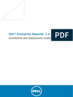 Dell™ Enterprise Reporter 2.6: Installation and Deployment Guide