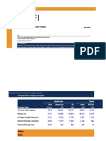 Comparable Company Analysis Template: Strictly Confidential