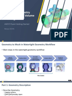 Lecture 3: Geometry Description and Volume Meshing: ANSYS Fluent Getting Started