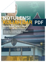 Notulensi Kuliah Daring Bersama Rektorat Fiks Banget PDF