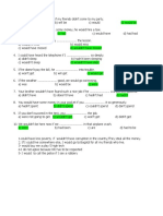 Conditionals Exercise