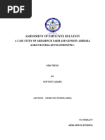 Assesement of Employee Relation Final Thesis