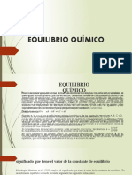 EquilibrioQuímico: Factores,CocienteReacción,Ejercicios