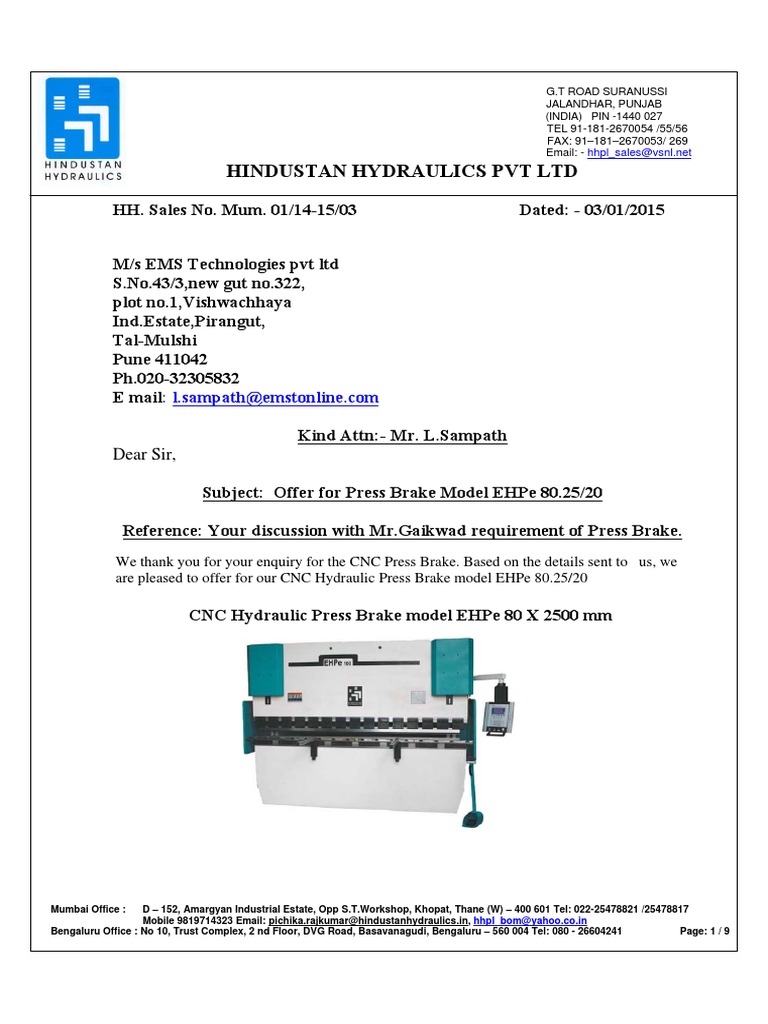 Ehpe 80 25 Dt 03 01 Numerical Control Cheque