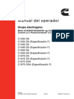 Manual Del Operador Grupo Electrogeno PDF
