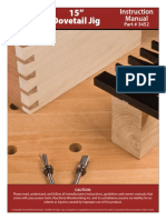 15" Dovetail Jig: Instruction Manual