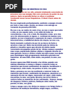 LIMPEZA DE MEMÓRIAS DO DNA