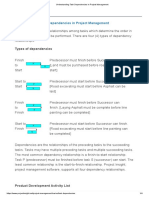 Understanding Task Dependencies in Project Management