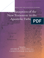 Andrew F. Gregory, Christopher M. Tuckett - The Reception of The New Testament in The Apostolic Fathers (2006) PDF