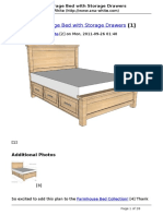Ana White - Farmhouse Storage Bed With Storage Drawers - 2011-09-26