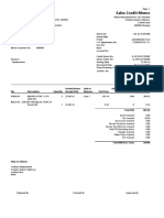 Interglobe Credit Note