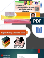 Steps in Making A Research Paper