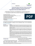 The Media and Their Informative Role in The Face of The Coronavirus Disease 2019 Covid 19 Validation 7946 PDF