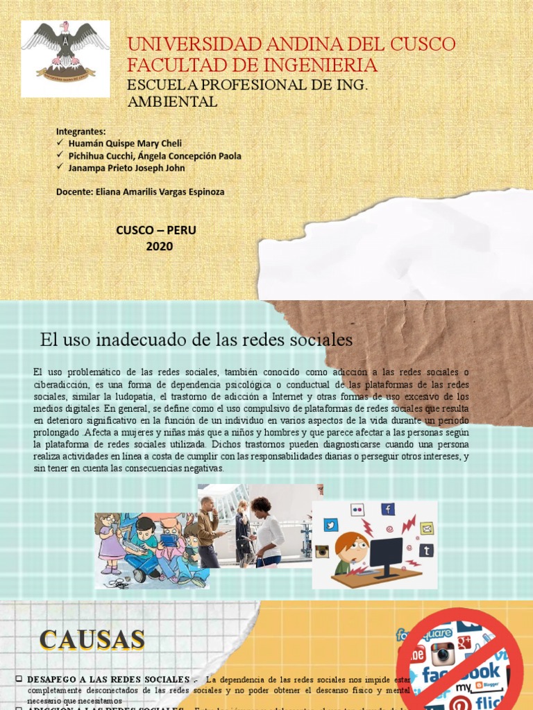 Uso Inadecuado de Las Redes Sociales | PDF | Ansiedad | Servicio de ...